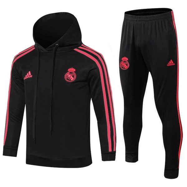 Chandal Del Niños Real Madrid 2018-2019 Rojo Negro